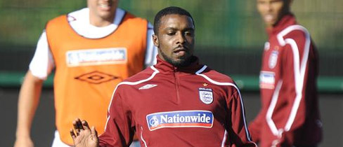 England's Sylvan Ebanks Blake 