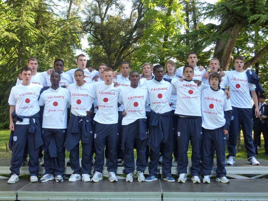 England U16s pay Japan tribute