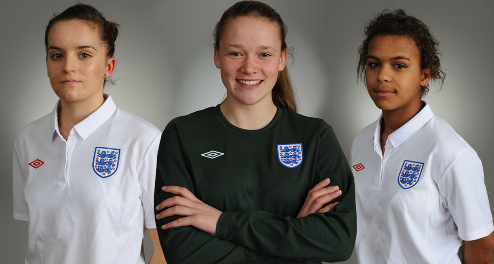 Lara Fay, Tatiana Saunders and Nikita Parris