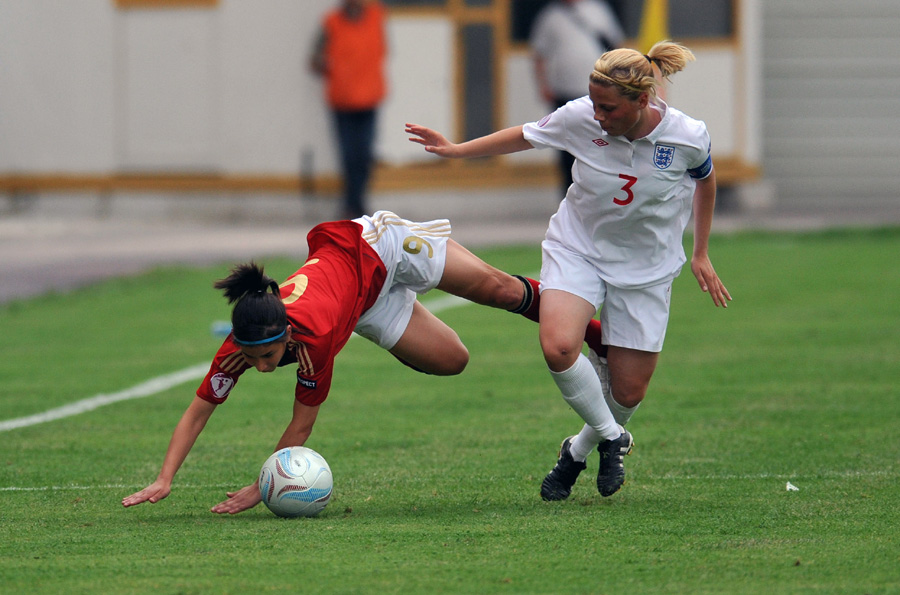 Gilly Flaherty against Germany
