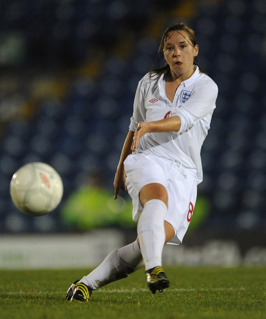 Jordan Nobbs celebrates scoring twice for England (copyright sportsfile)