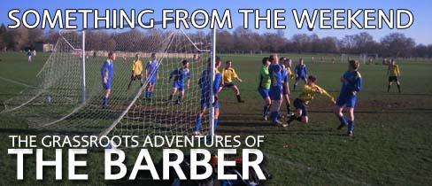 The Barber was at Borussia Dawlish v Shaffham Exiles