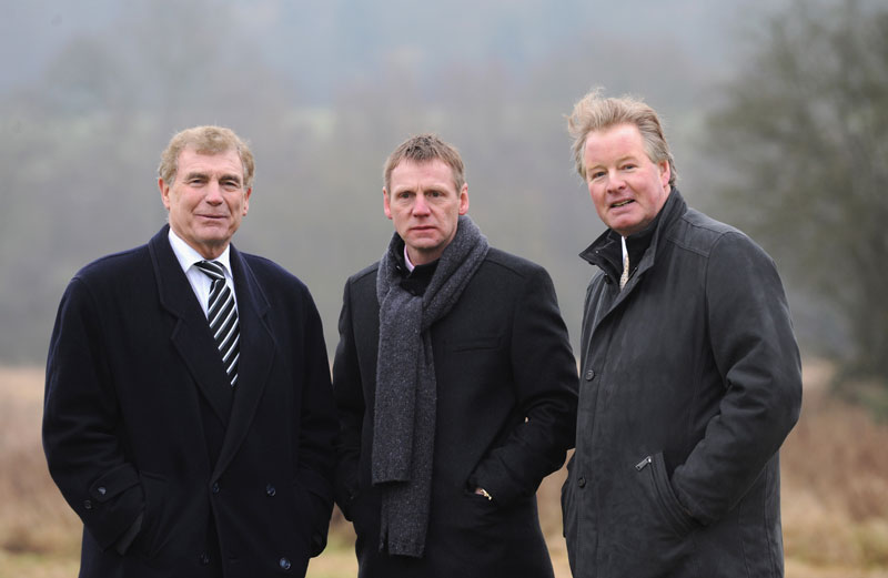Sir Trevor Brooking, Stuart Pearce and David Sheepshanks