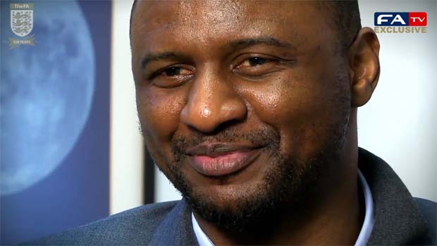 Patrick Vieira answers your questions on Twitter.