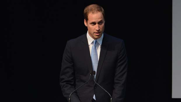 HRH The Duke Of Cambridge speaks at St. George's Park.