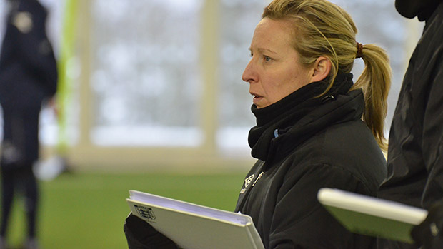 England Women's U17 Head Coach Lois Fidler on the UEFA Pro Licence at St. George's Park