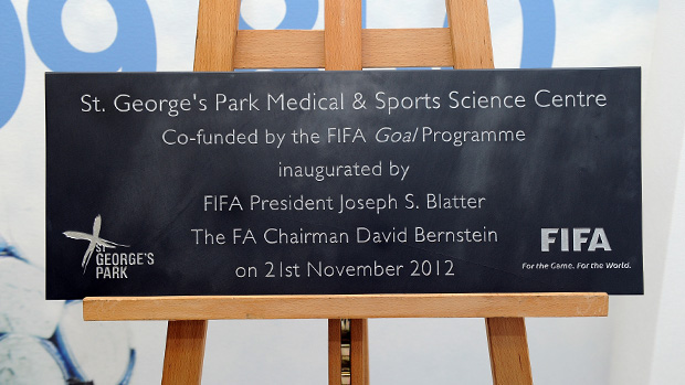 FIFA Goal Plaque at SGP