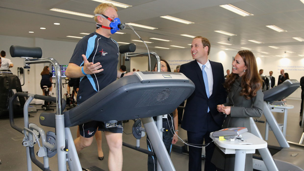 The Duke and Duchess of Cambridge in SGP Gym