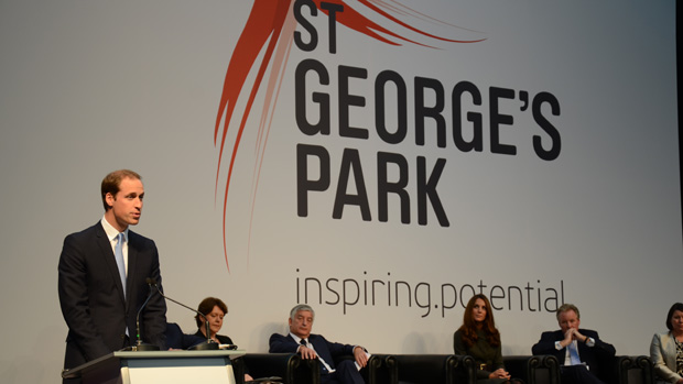 Duke of Cambridge speaks at SGP