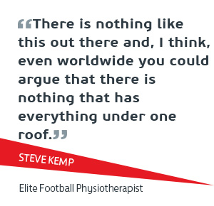 Kemp: "There is nothing like this out there and, I think, even worldwide you could argue that there is nothing that has everything under one roof ."