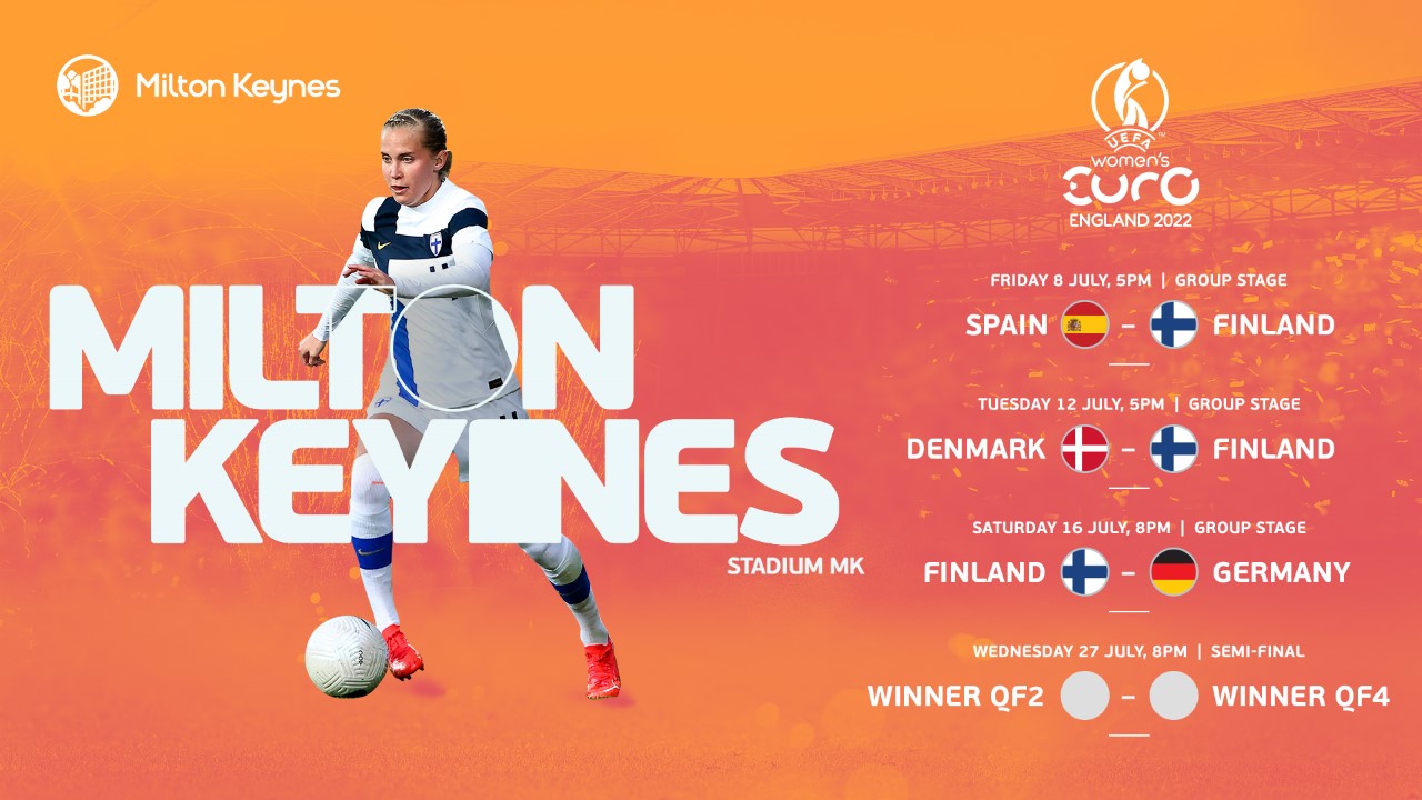 UEFA Women's EURO 2022 City Fixtures - Milton Keynes