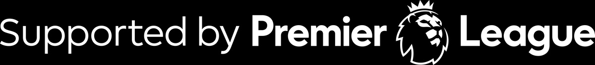 Supported by Premier League banner