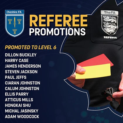CFA Referee Promotions 2
