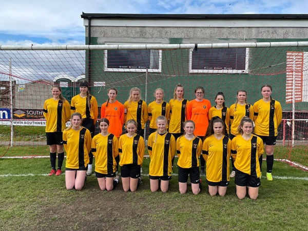 Cornwall U16 Girls Squad vs Devon April 2022 Brunel Cup
