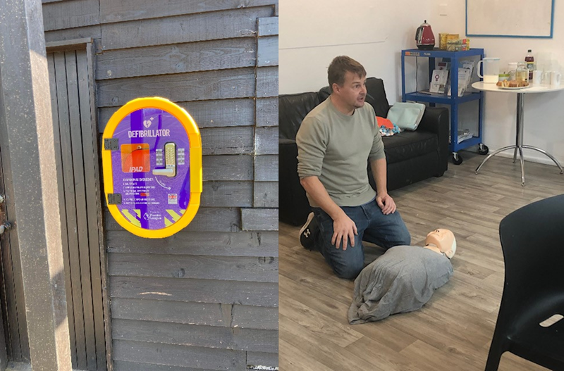 North Petherwin Defib and CPR training