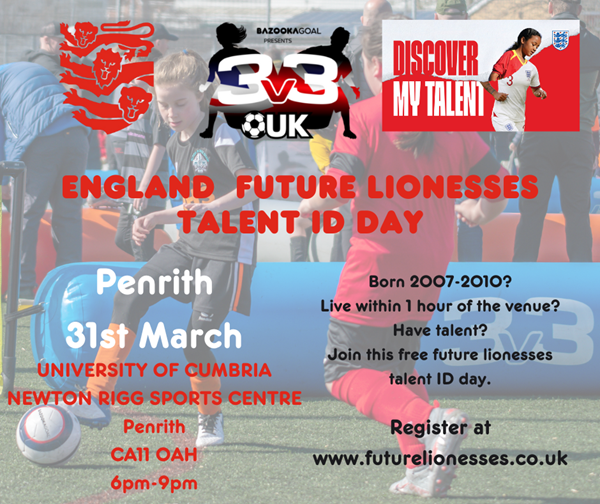 England Future Lionesses Talent ID Day Penrith