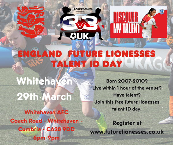 England Future Lionesses Talent ID Day Whitehaven