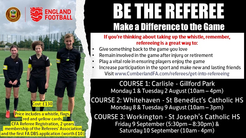 Referee Courses Summer 2022