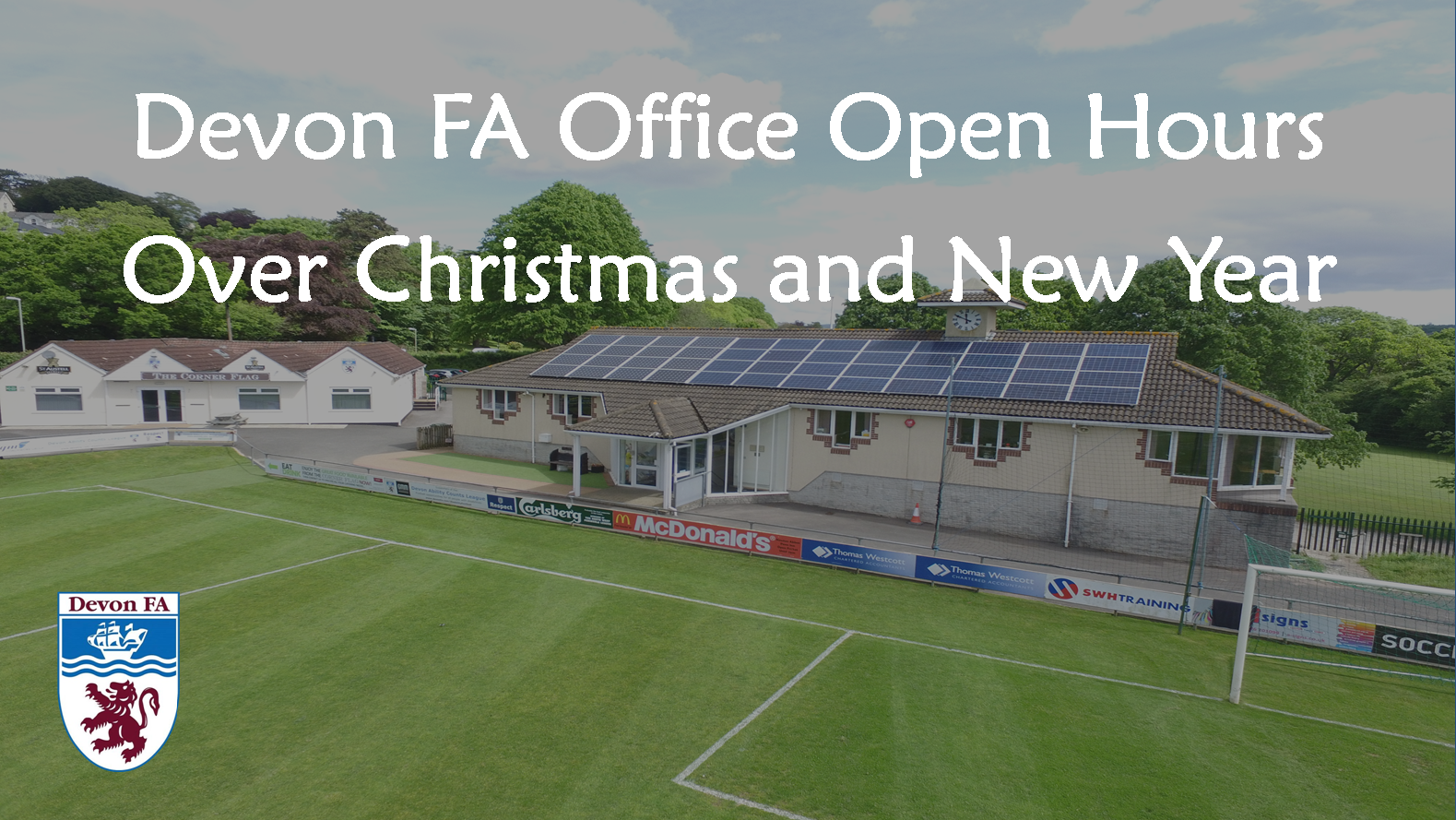 Devon FA Office Opening Hours Over Festive Period - Devon FA