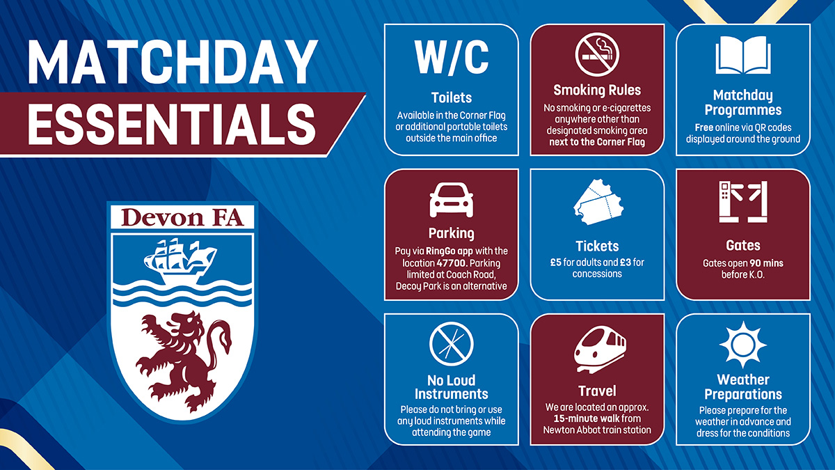 Devon County Cup Finals Spectators Guide - Devon FA