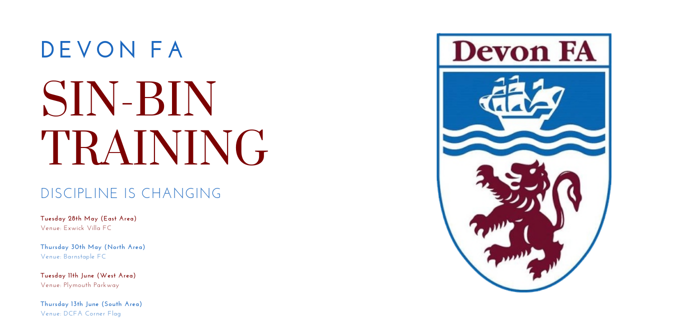 SinBin Training Devon FA