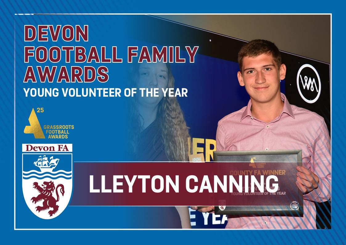 Young Volunteer Of The Year 2025 - Lleyton Canning - Devon FA