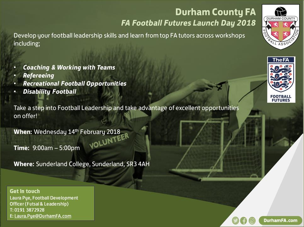 Durham FA Leadership Launch Day