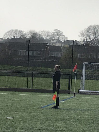 Lill Vaughan, young GFA female referee