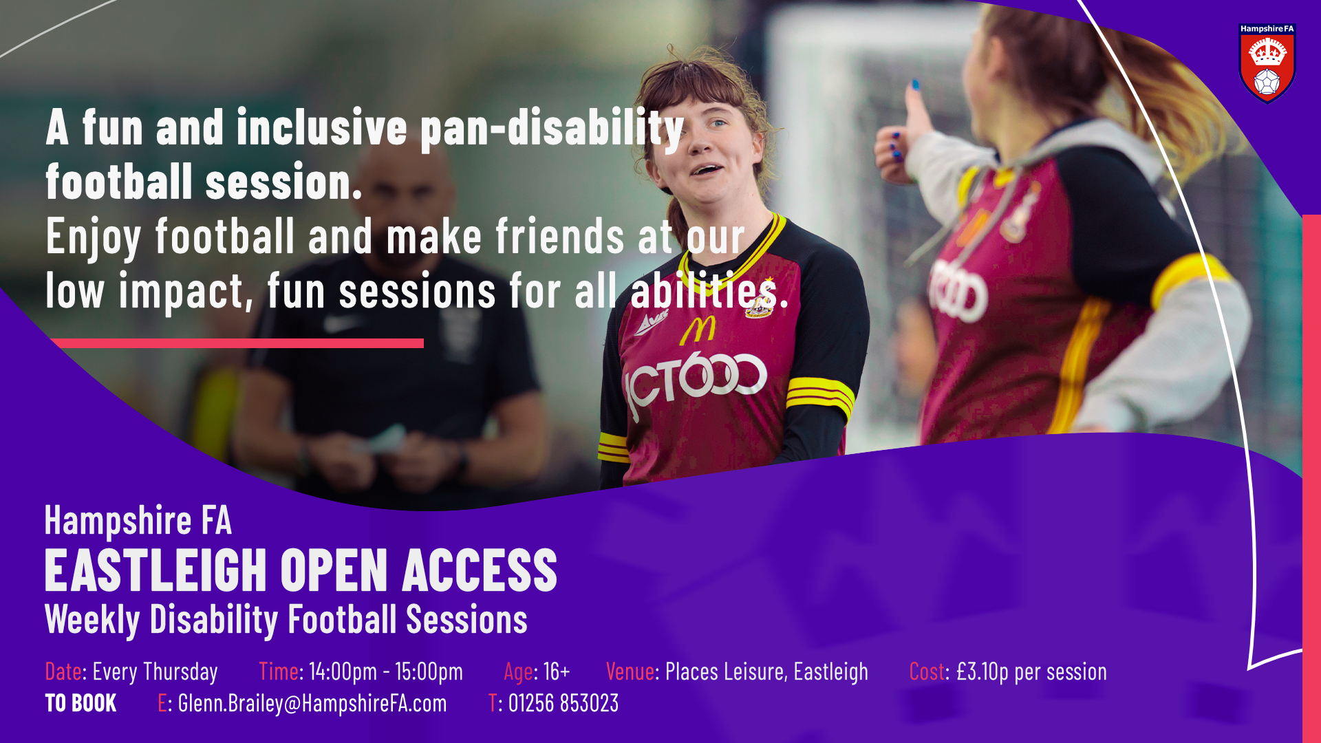 Eastleigh Open Access Pan-Disability Football Session