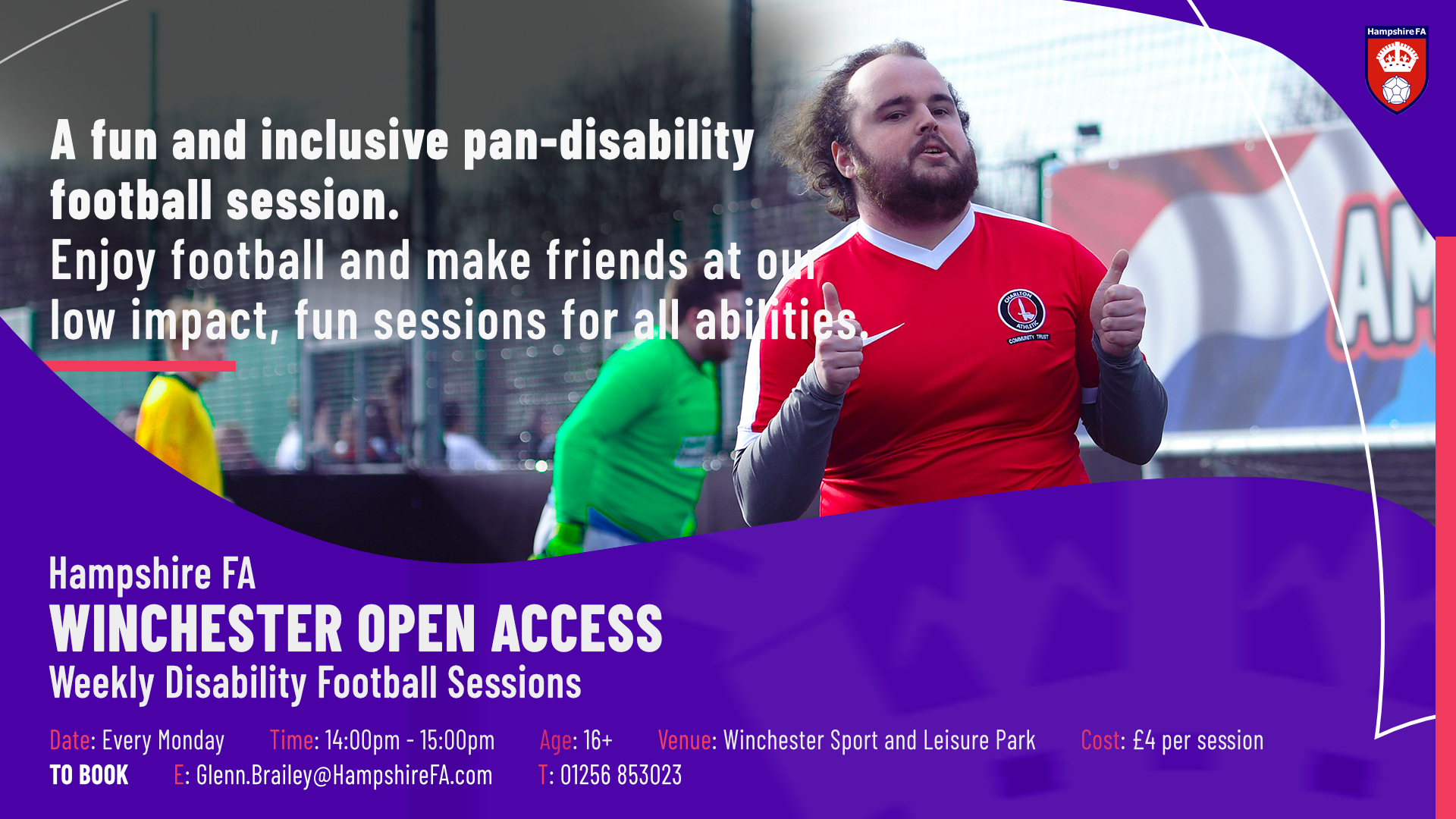 Winchester Open Access Pan-Disability Football Session