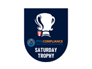 Saturday trophy shield logo