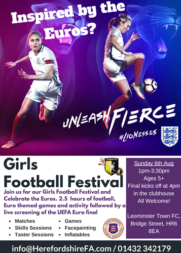 Details for Leominster Girls Football Festival