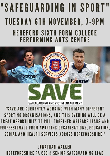 SAVE Visit Herefordshire FA Safeguarding