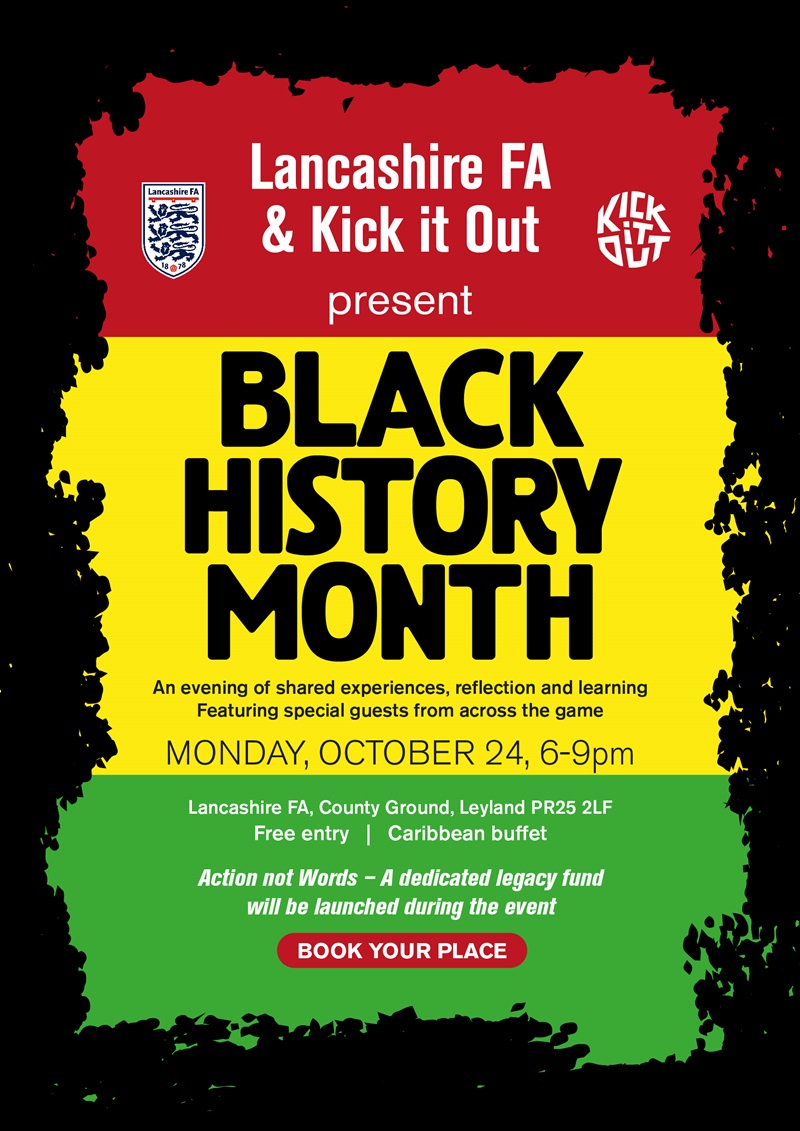 Black History Month Oct 24th event flyer