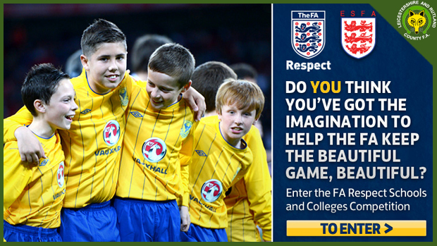 New Respect Competition for Schools - Leicestershire & Rutland County FA