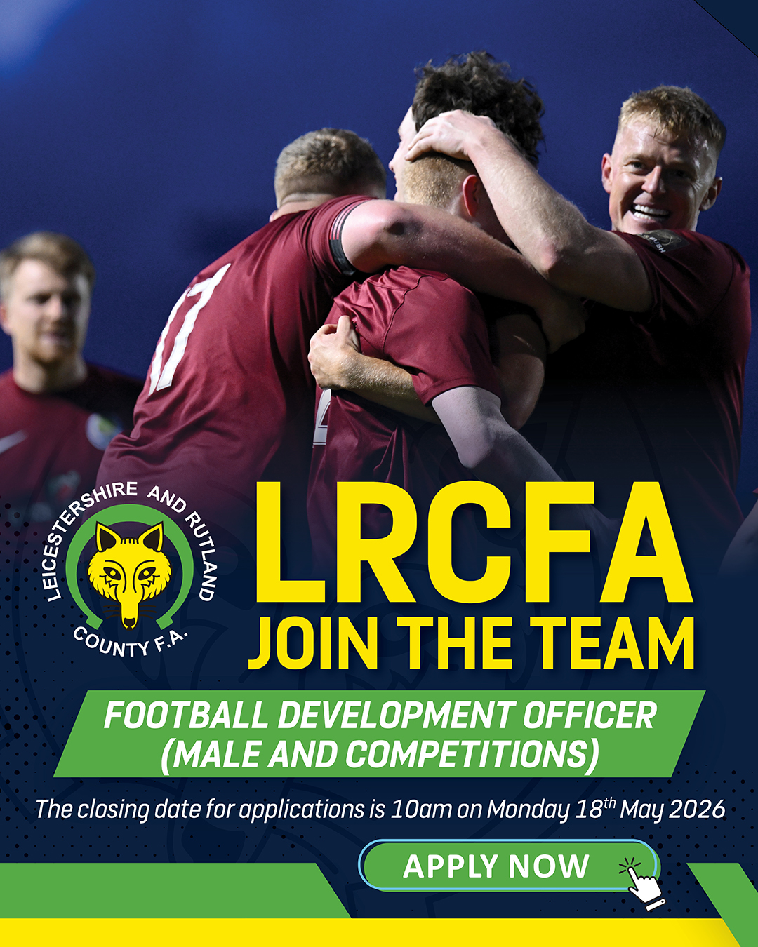 FDO Vacancy 2026 - Leicestershire & Rutland County FA