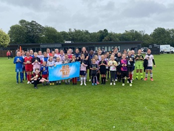 Young players at Cleethorpes' Big Football Day event