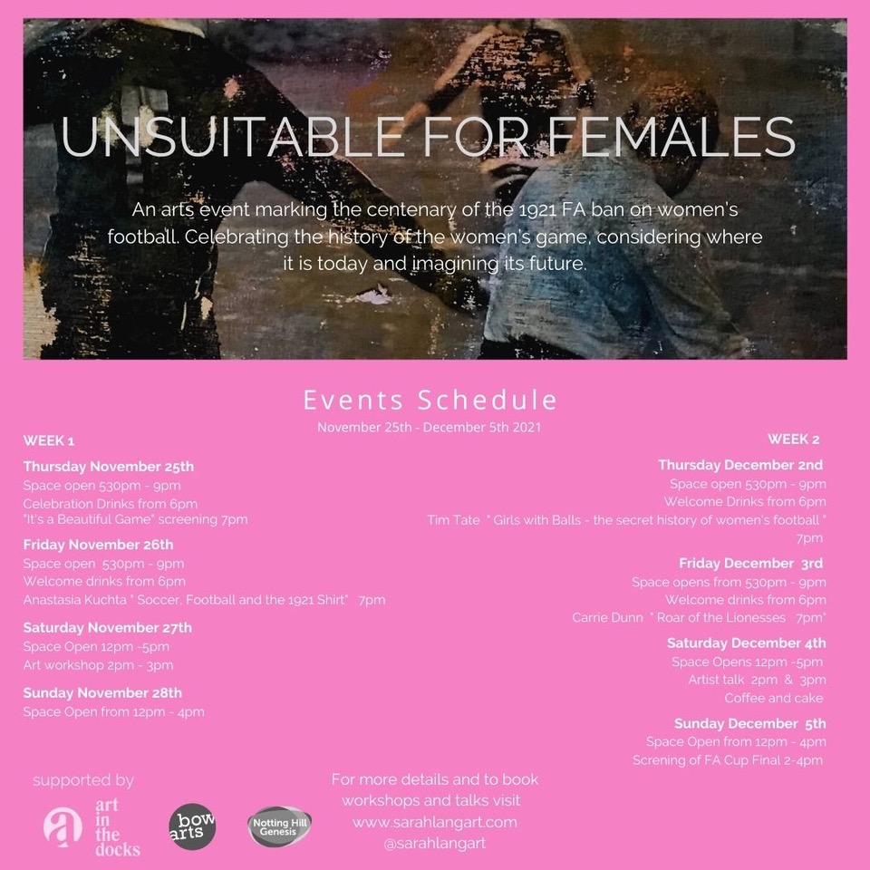 Schedule for unsuitable for females