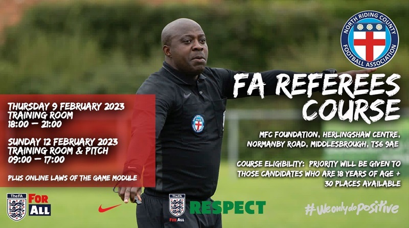 160123 FA Referees Course February 2023