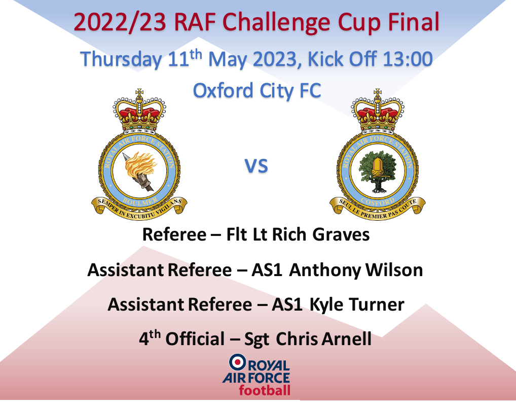 RAF Cup Final Referees 2023
