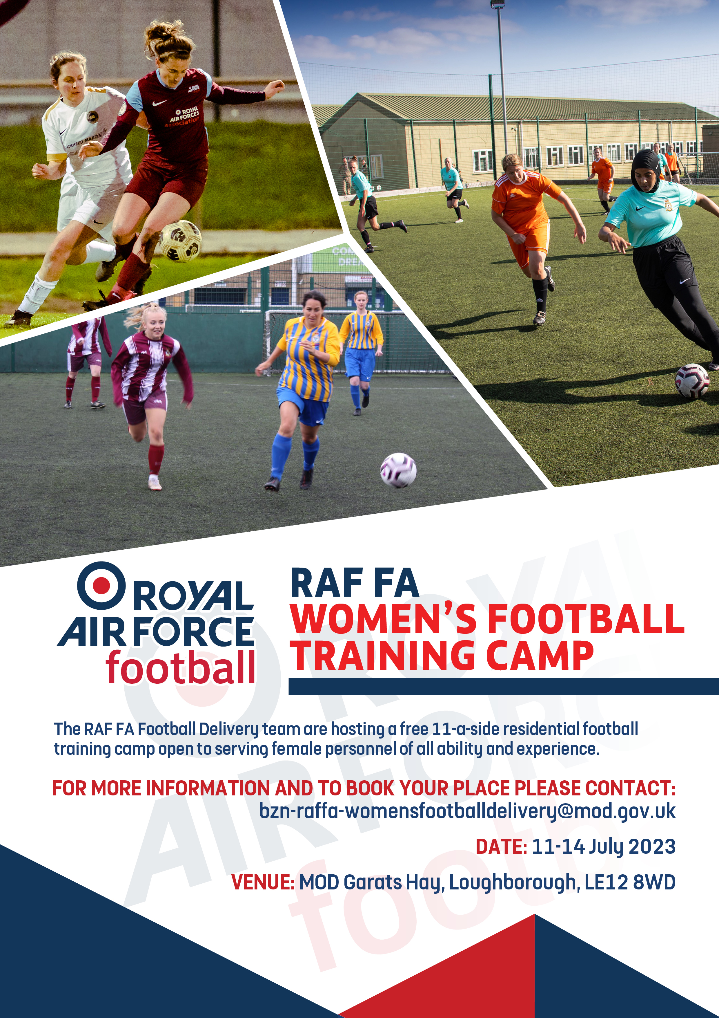 RAF FA Female Football Training Camp_poster_v3