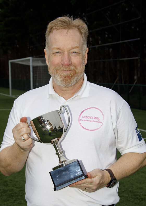 Neil Hope MBE with the Neil Hope Trophy