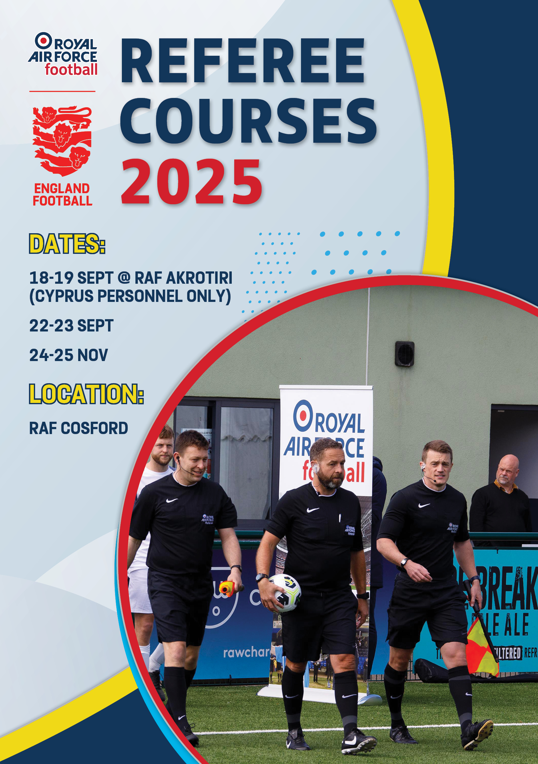 Referee Courses 2025 - Royal Air Force FA
