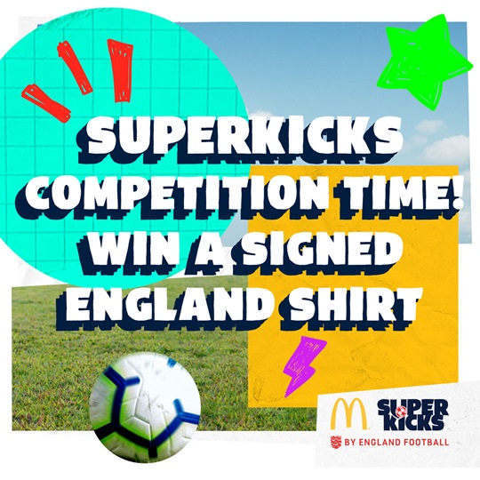 superkicks competition time win a signed england shirt