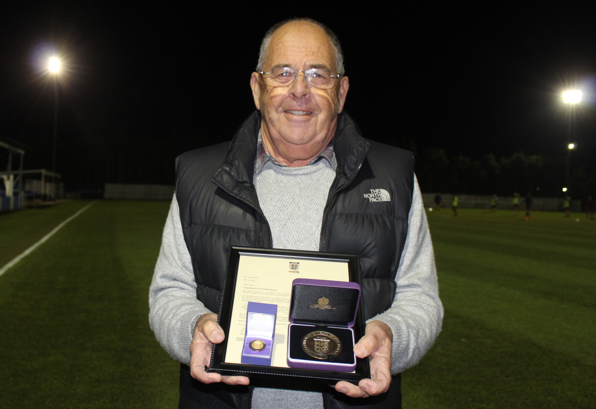 Dave Little FA 50-Year award Oct 2021
