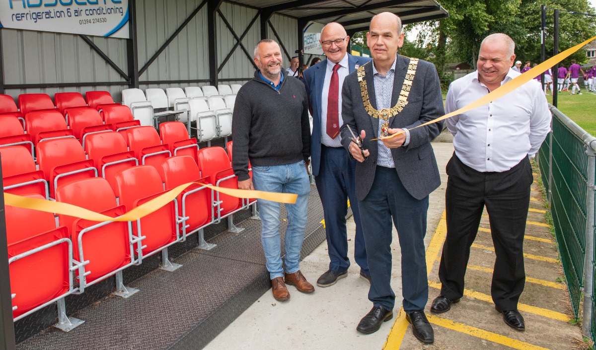 Felixstowe & Walton United facilities opening July 2019 2