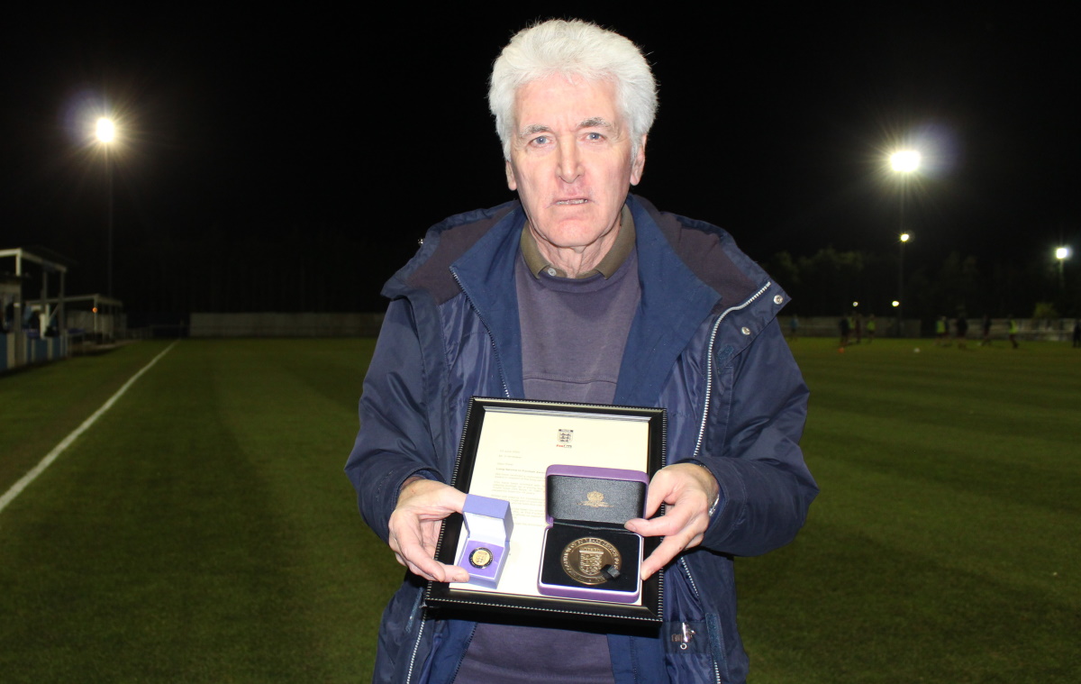 Peter Whittaker FA 50-Year award Oct 2021