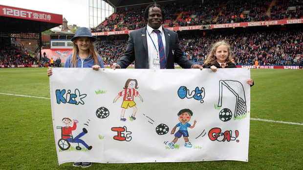Kick It Our Poster Unveiled at Palace - Surrey FA