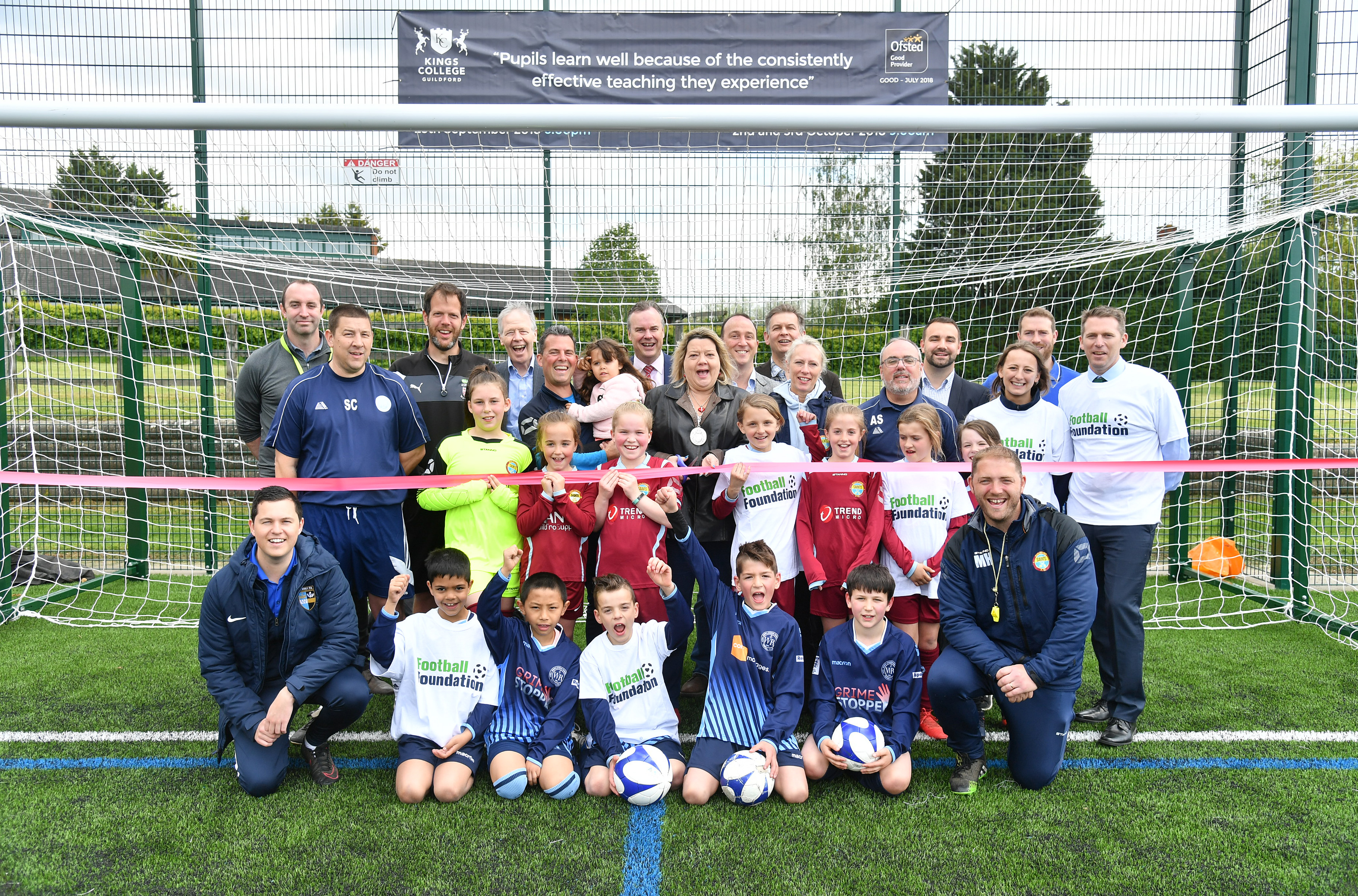 Guildford Borough Council And Kings College Unveil New AllWeather