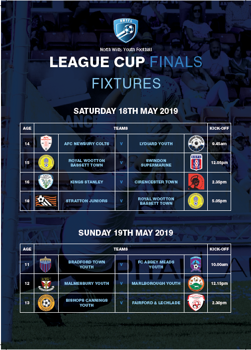 NWYL Cup Fixtures